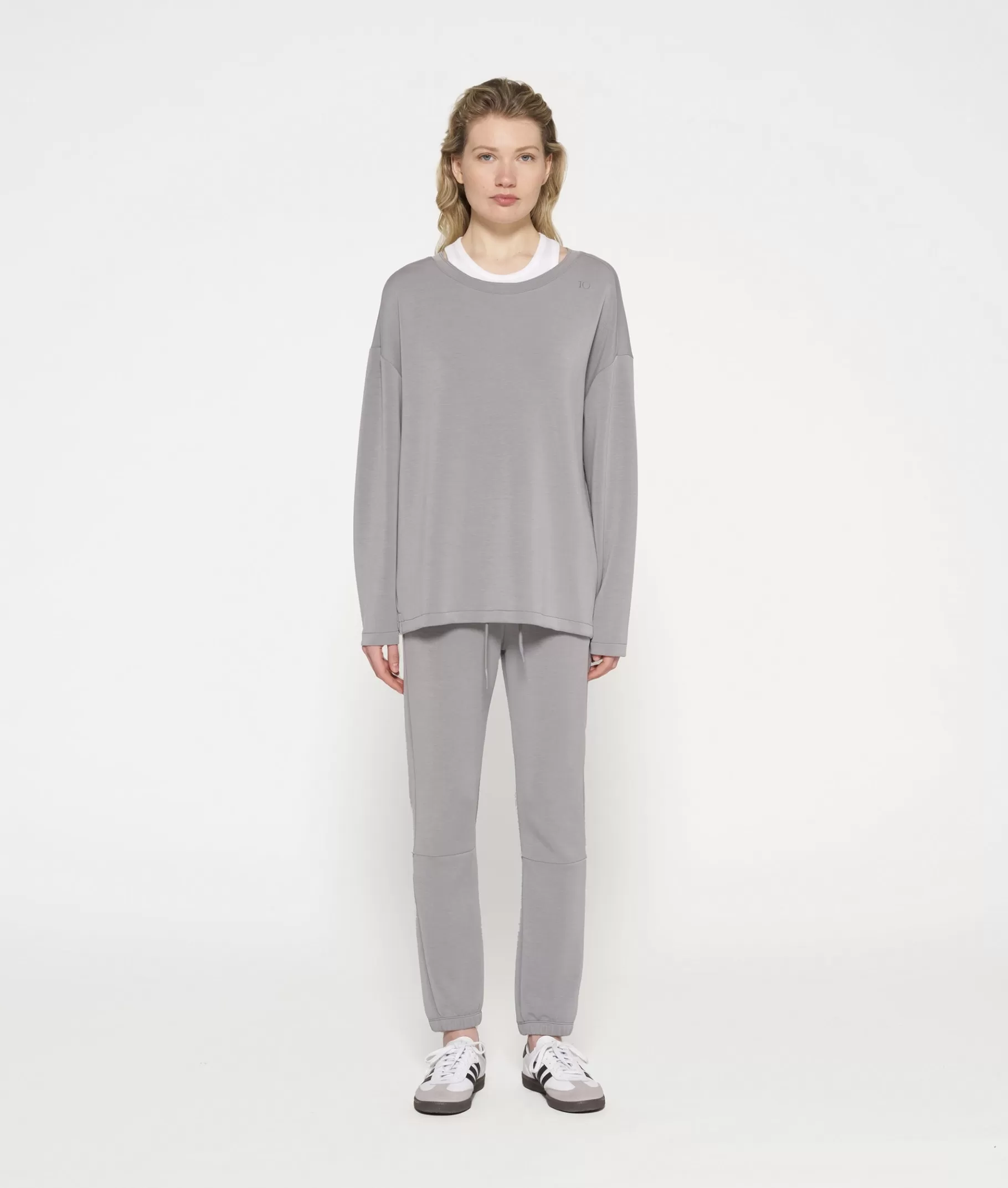 10DAYS cropped jogger scuba