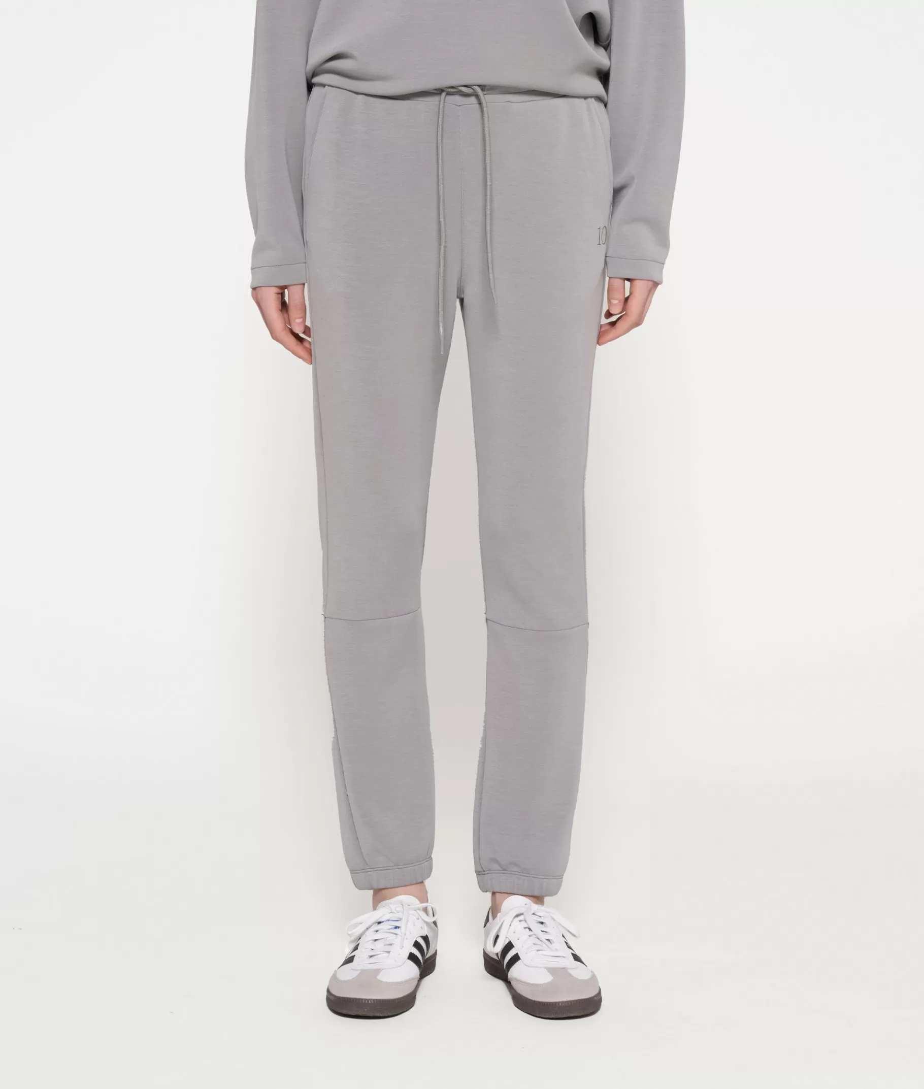 10DAYS cropped jogger scuba