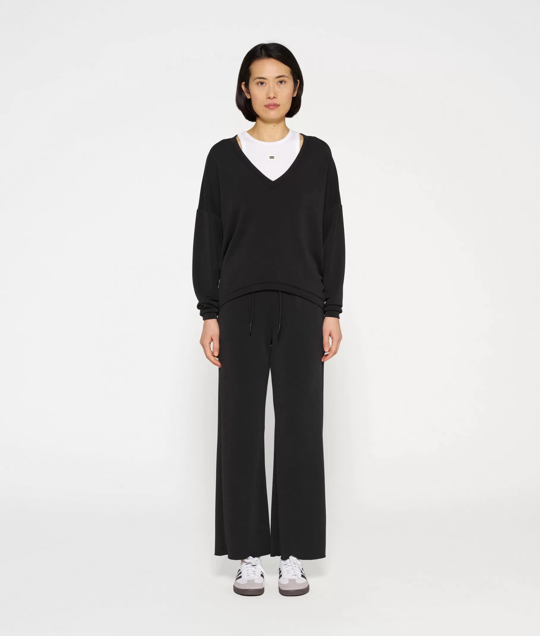 10DAYS flared jogger scuba
