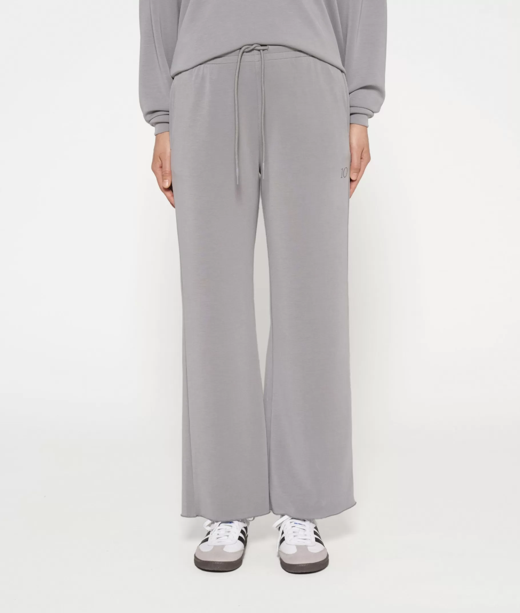 10DAYS flared jogger scuba