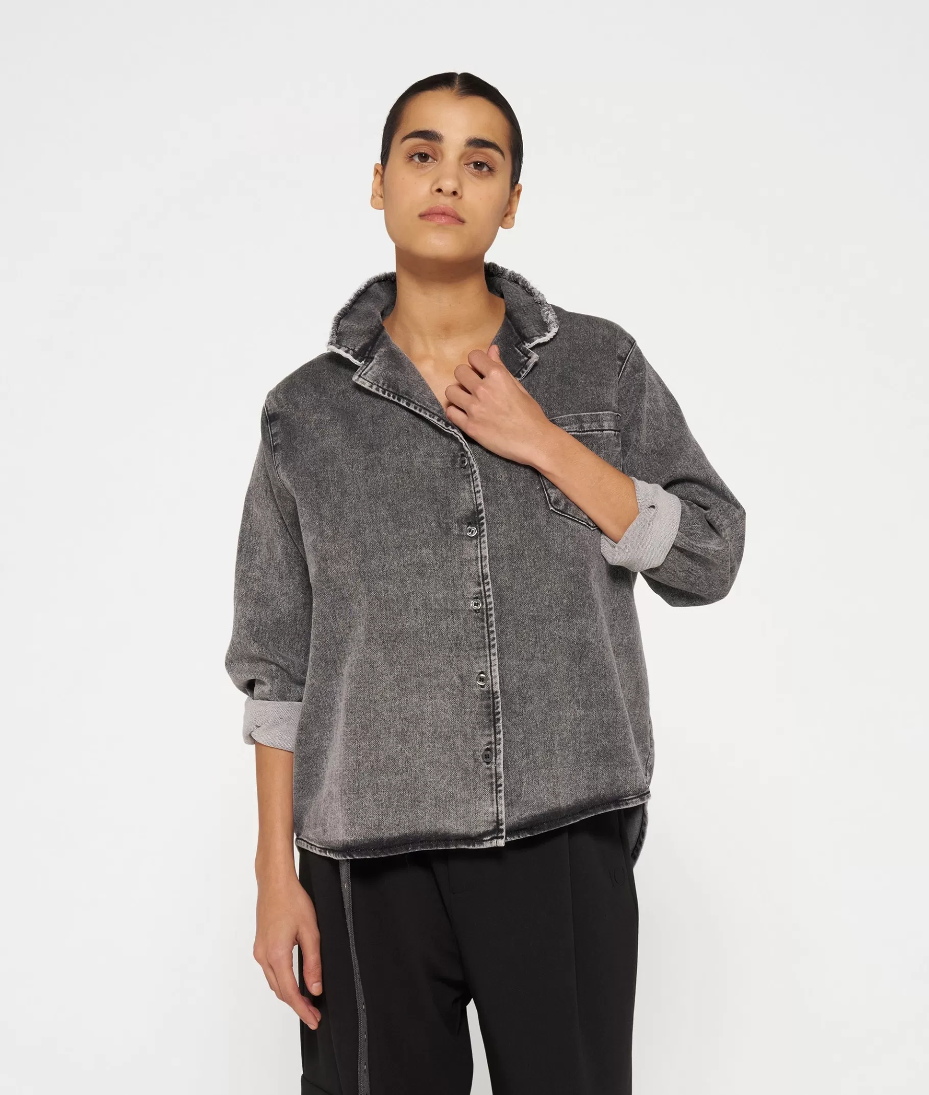 10DAYS shirt jog denim