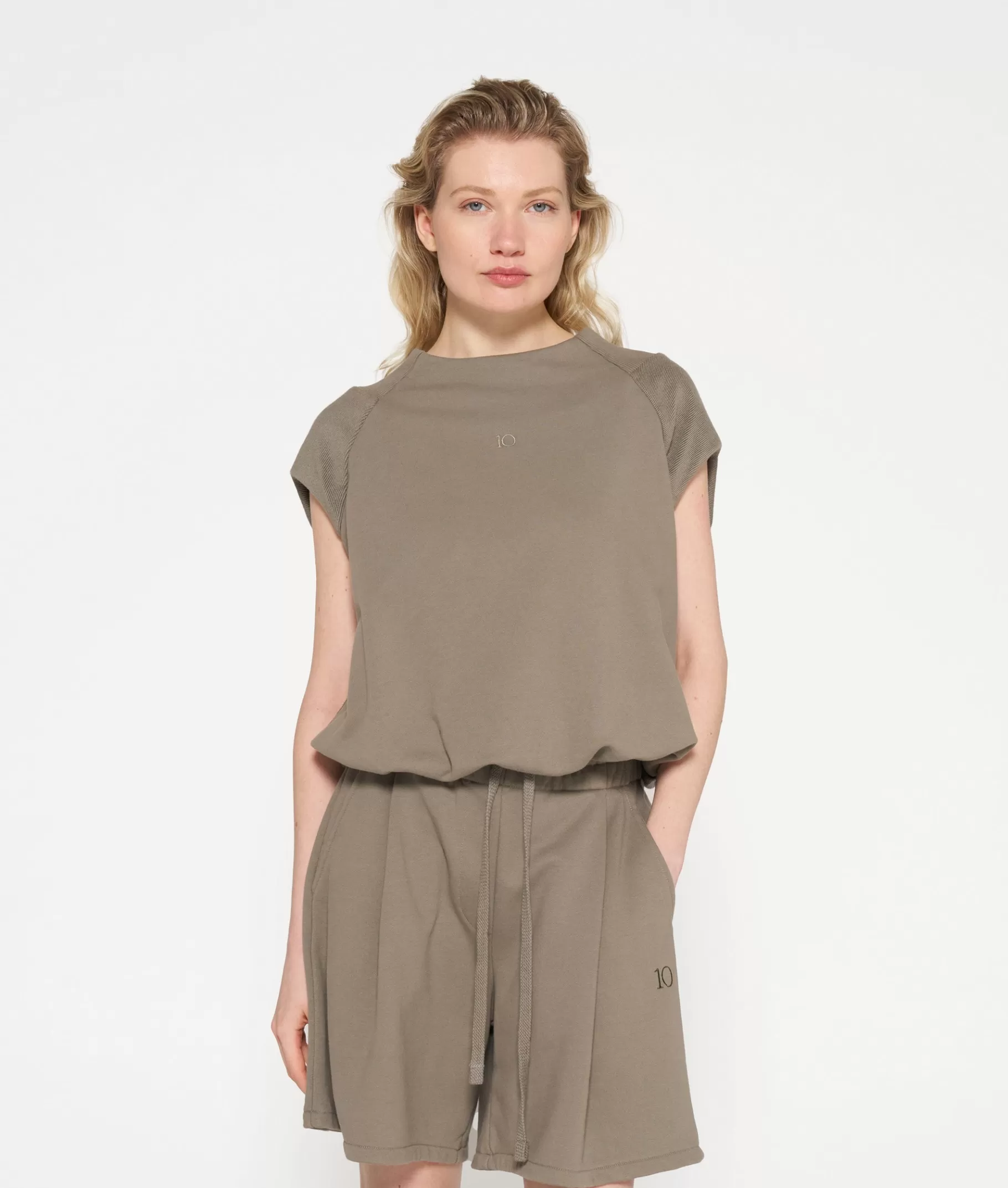 10DAYS sleeveless balloon sweater