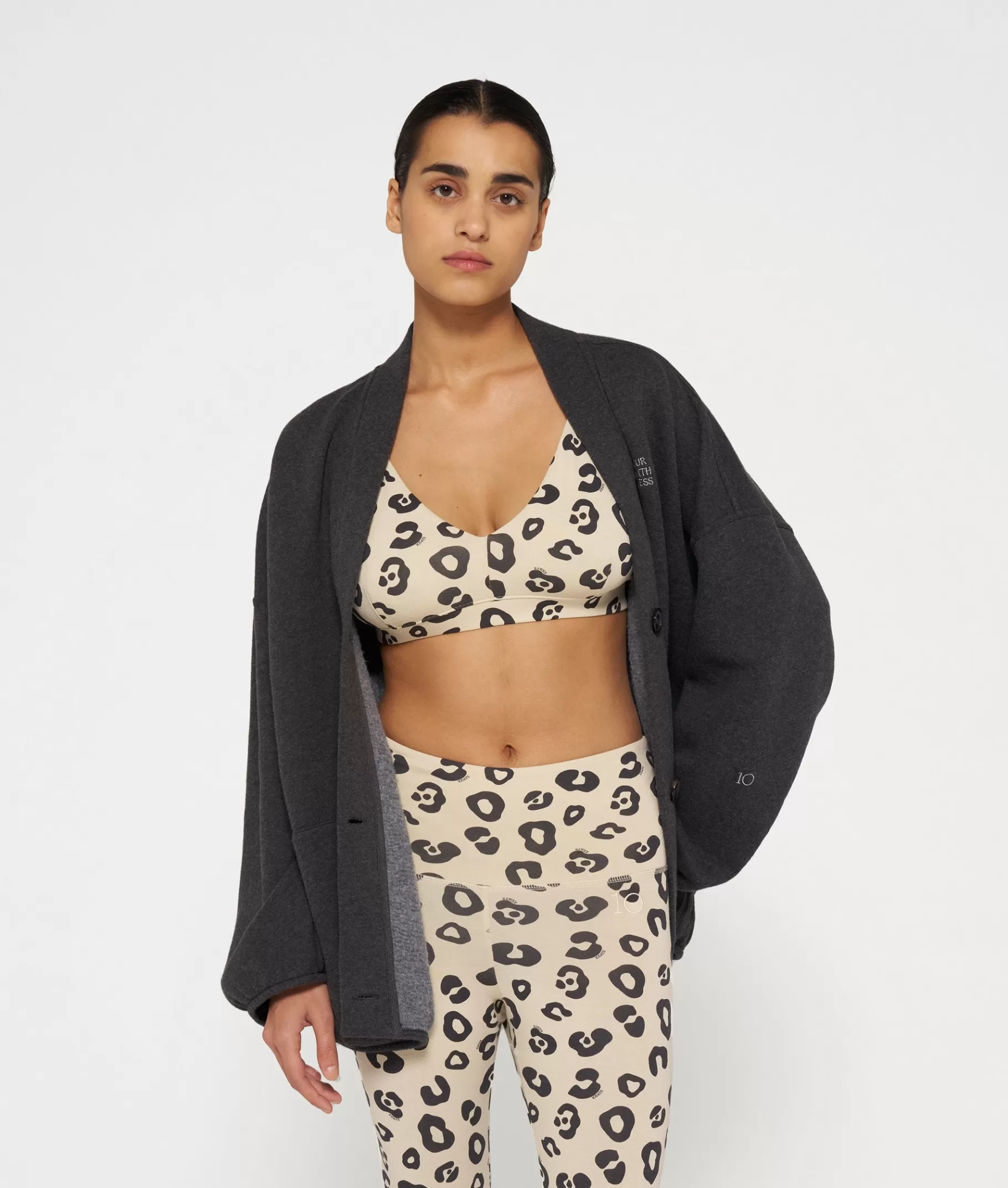 10DAYS sporty bra leopard