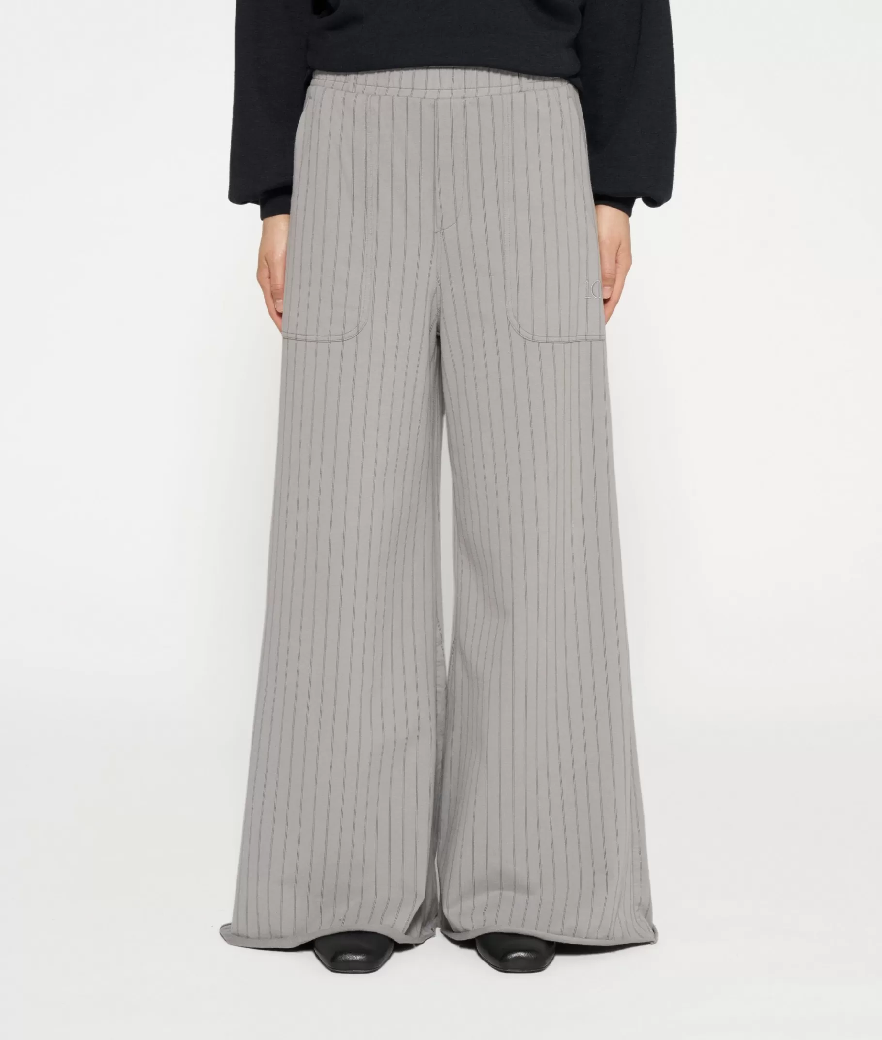 10DAYS wide jogger pinstripe