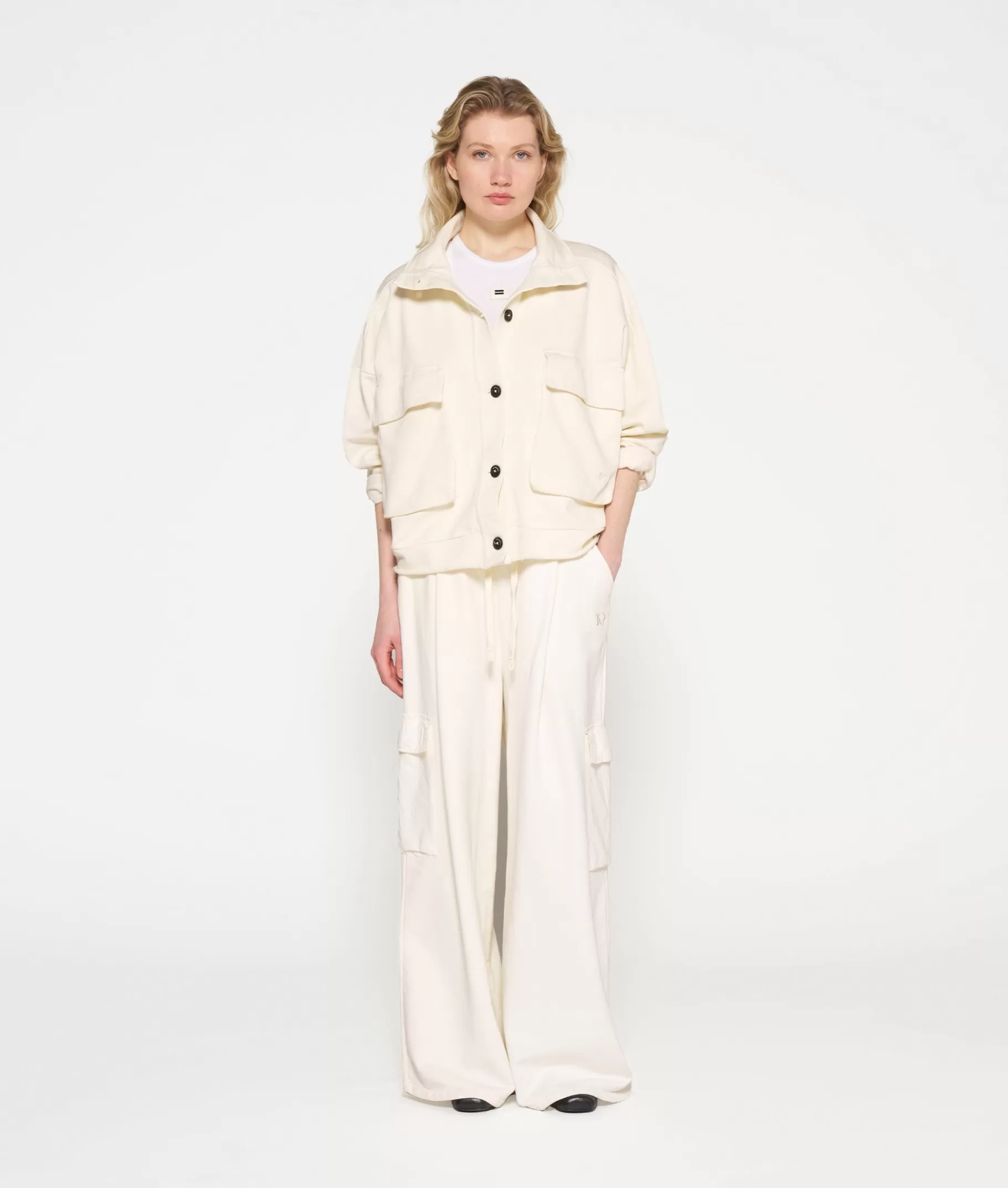 10DAYS wide leg cargo pants