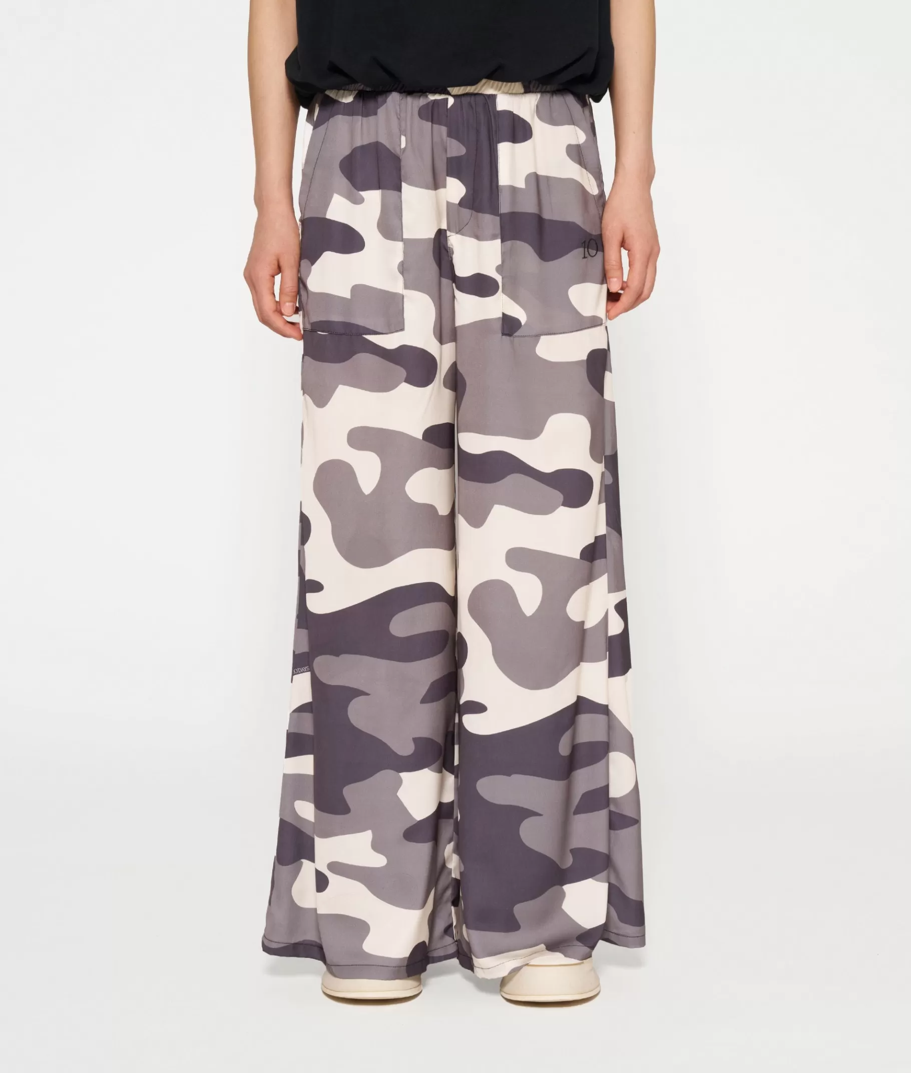 10DAYS wide pants camo