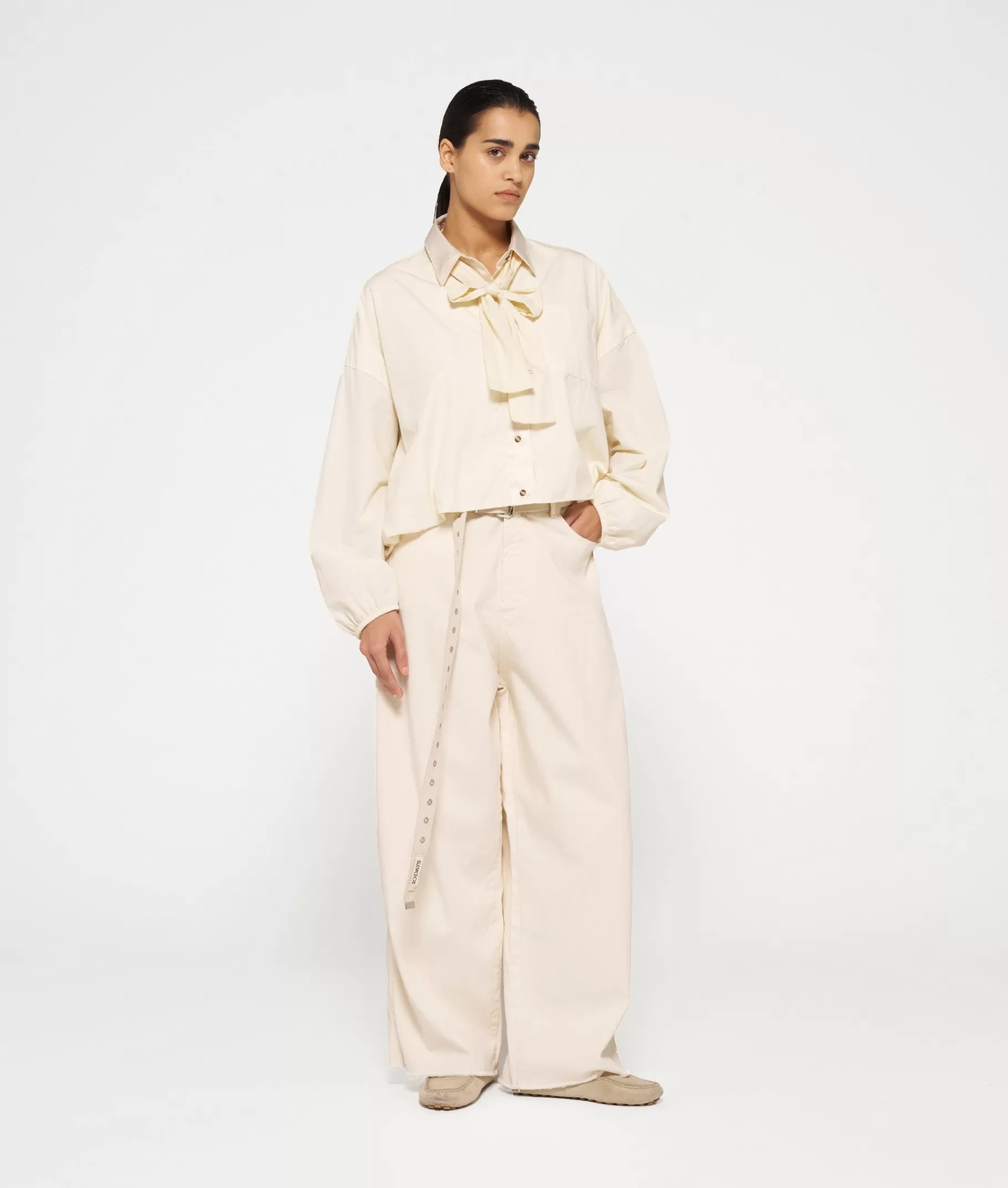 10DAYS wide twill pants