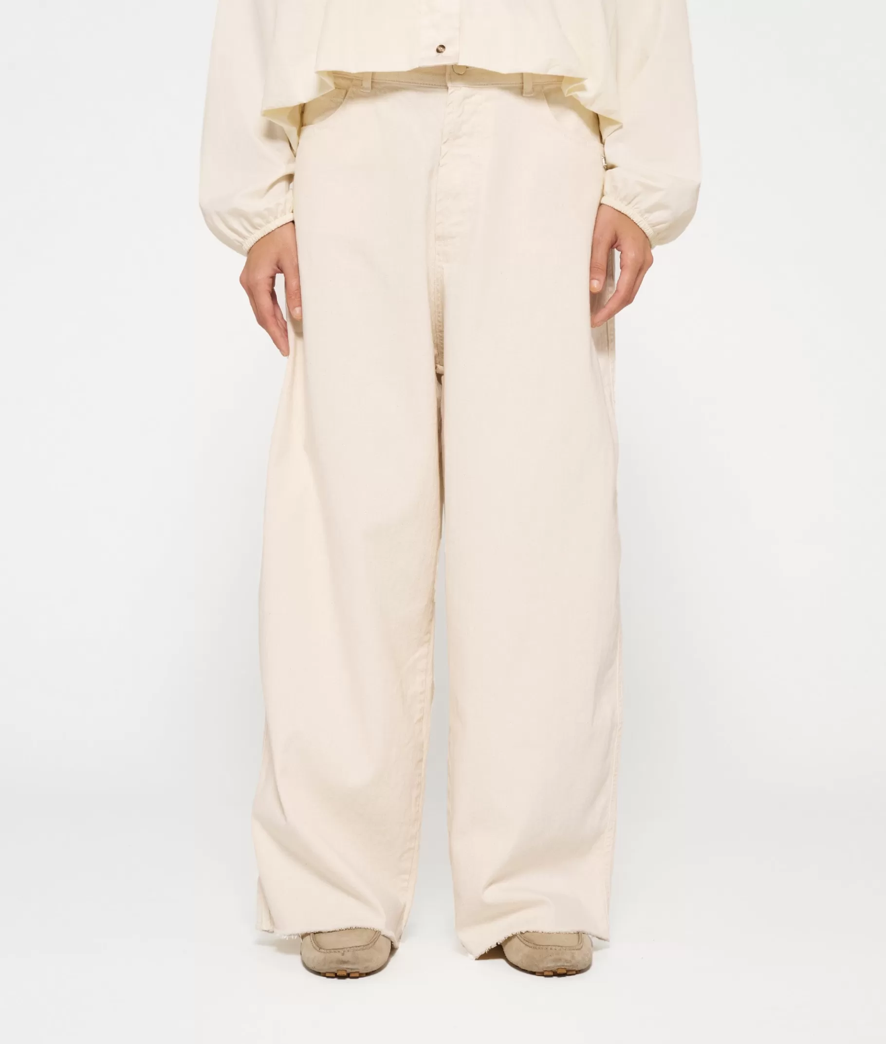 10DAYS wide twill pants
